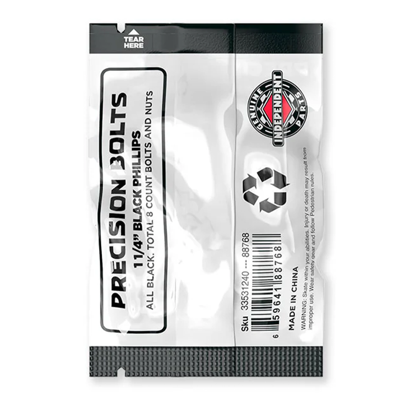 Independent Genuine Parts Black Phillips Hardware 1.25"