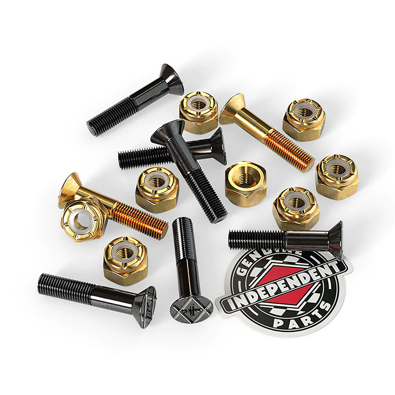 Independent Genuine Parts Black/Gold Phillips Hardware 1"