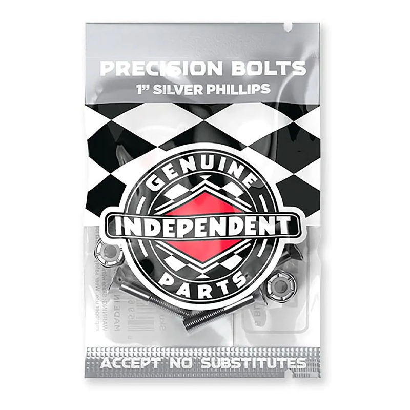 Independent Genuine Parts Black/Silver Phillips Hardware 1"