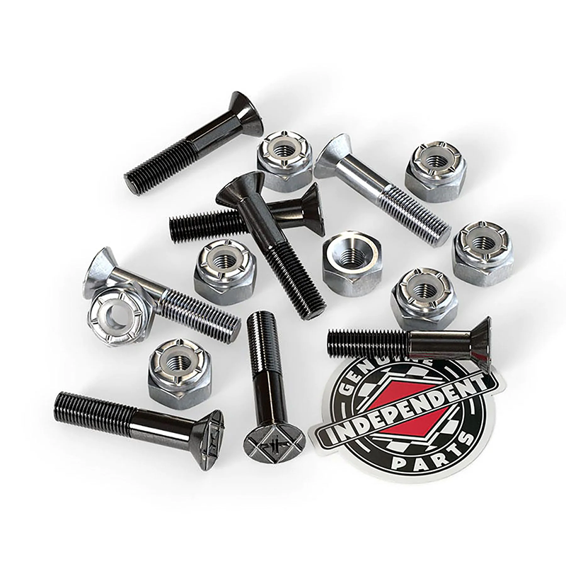 Independent Genuine Parts Black/Silver Phillips Hardware 1"