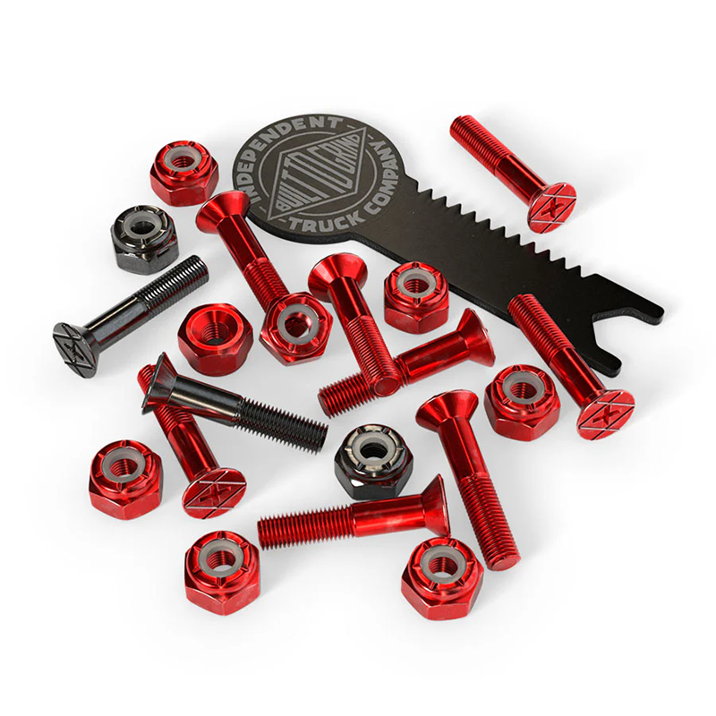 Independent Genuine Parts Red/Black Phillips Hardware 1"