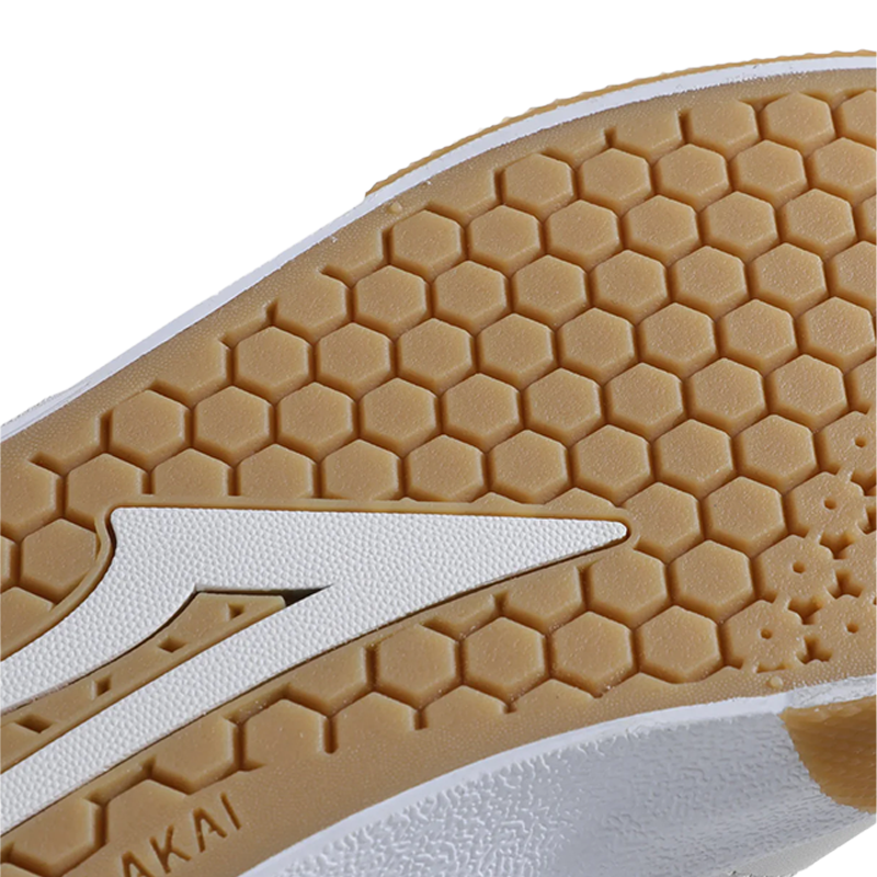 Lakai Cambridge Elite White Leather Grey Mist