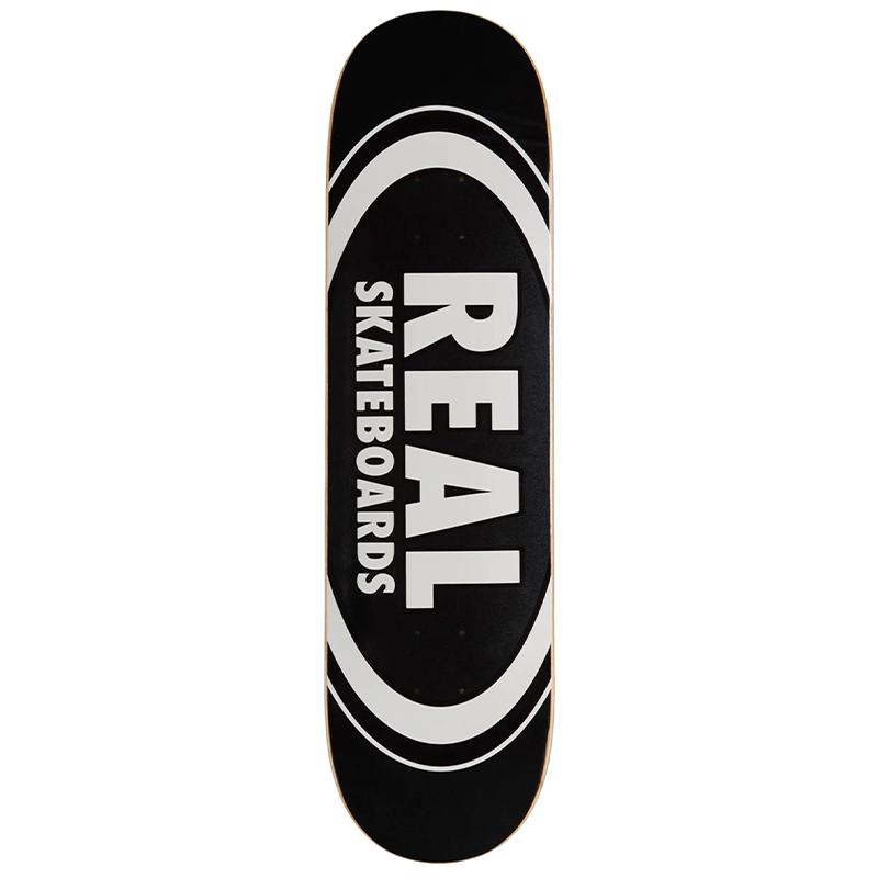 Real Team Classic Oval Black Deck 8.25