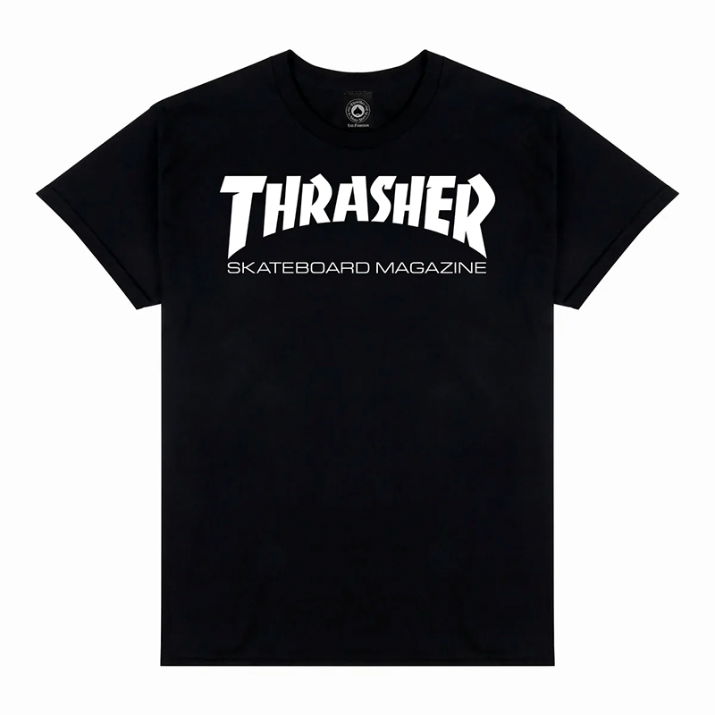 Thrasher Skate Mag Logo Black Tee