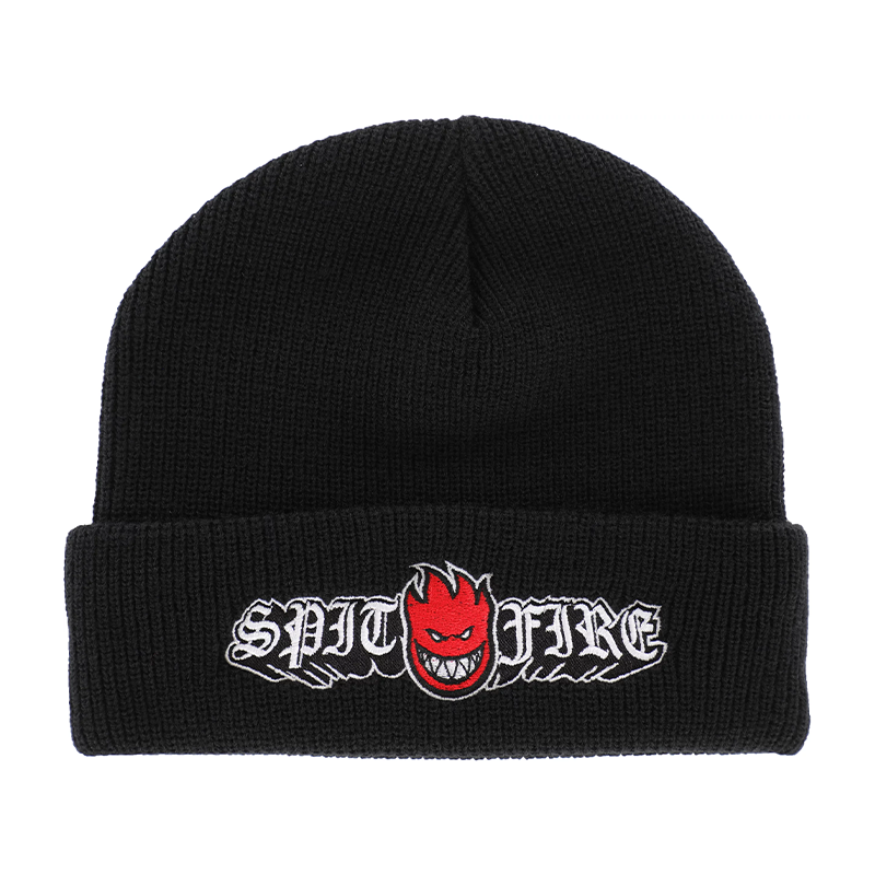 Spitfire Old E Drop Bighead Beanie Black