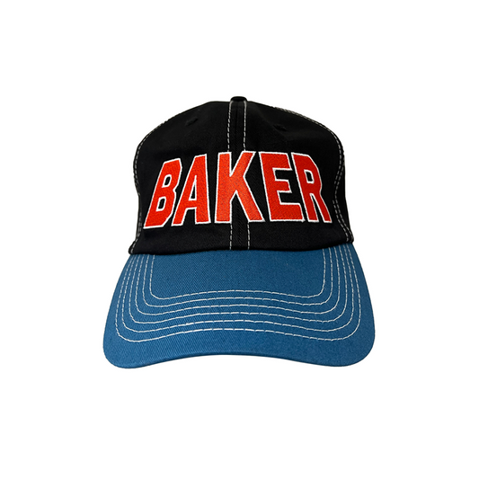 Baker Allegiance Snapback Hat Black/Blue