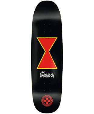 BLACK LABEL BLACK WIDOW SHAPED DECK 9.25