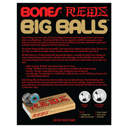 Bones Big Balls Reds Bearings