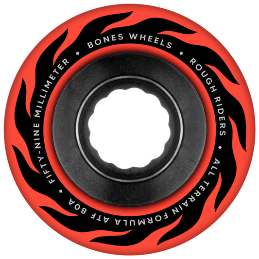 Bones ATF Rough Riders Eternal Flame 80a Wheels Red