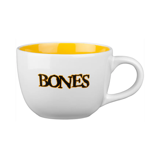 BONES WHEELS Mug Pushing Up Daisies White/Gold