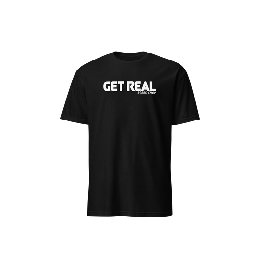 Get Real Board Shop Tee - Black