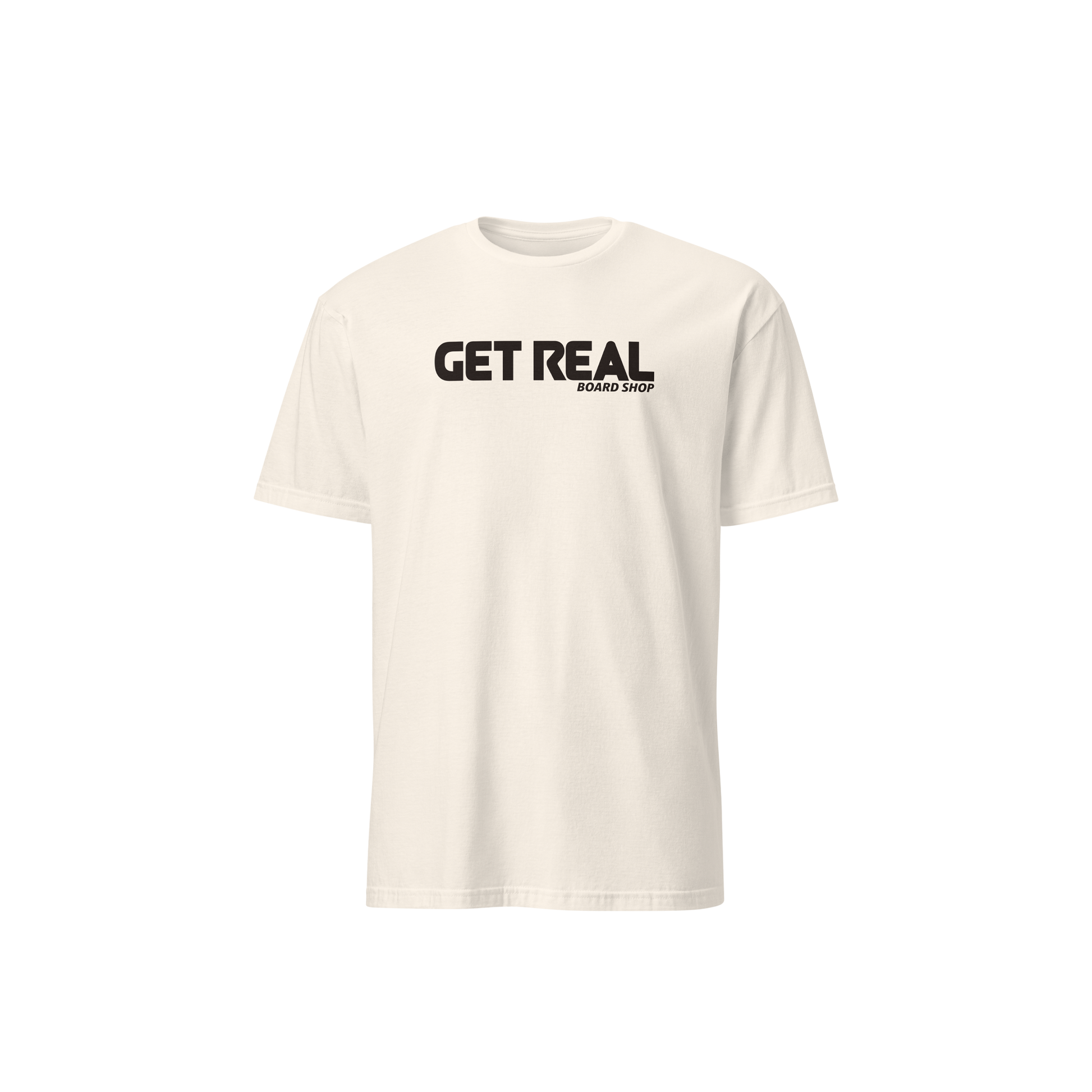 Get Real Board Shop Tee - Natural