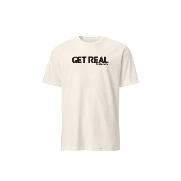 Get Real Board Shop Tee - Natural