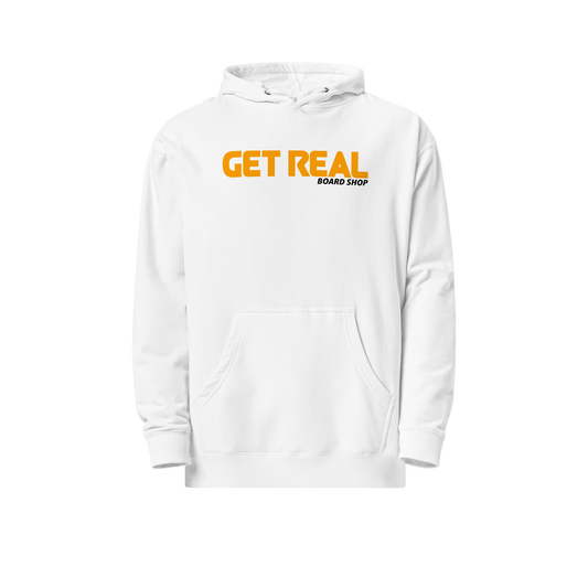 Get Real Board Shop Hoodie - White