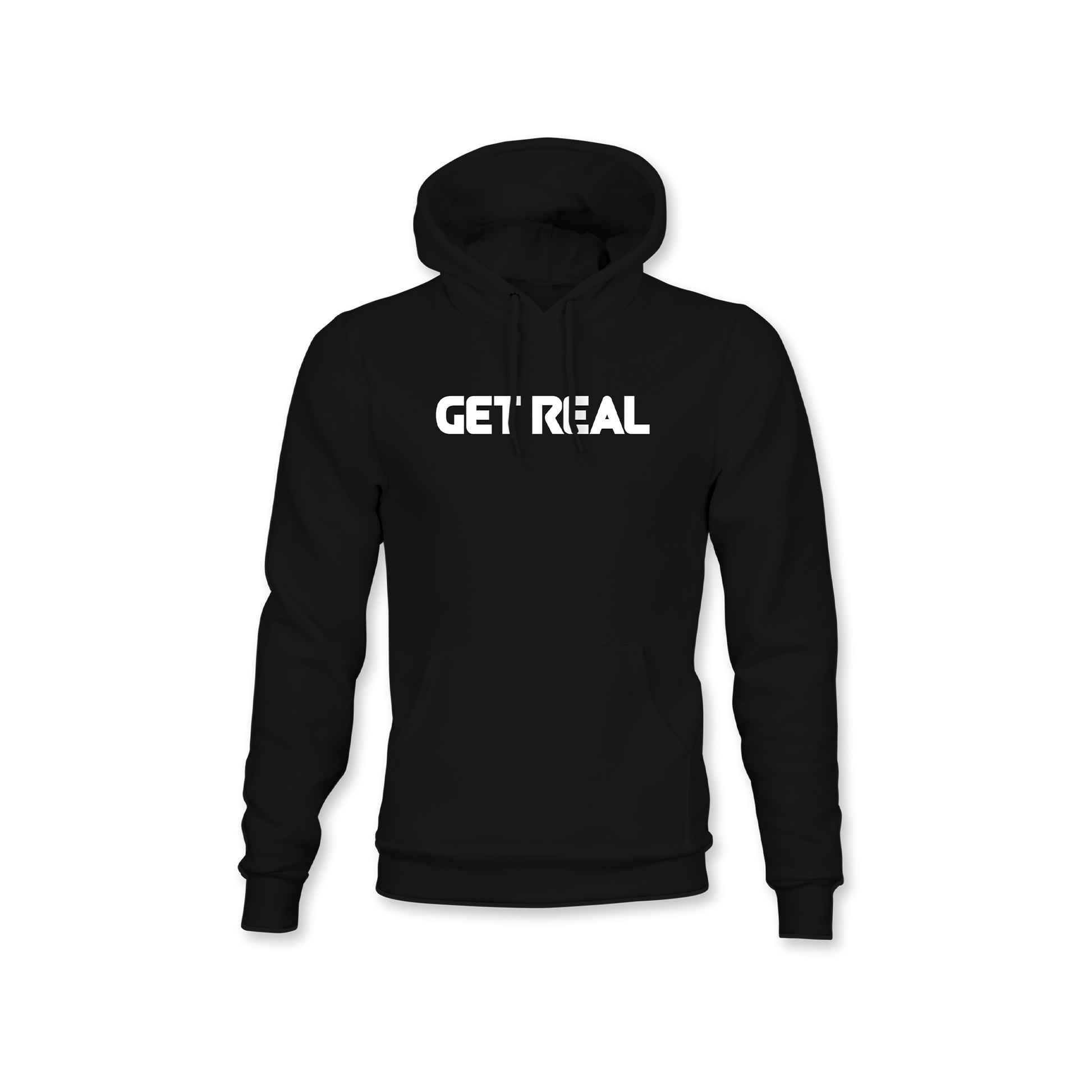 Get Real Team Hoodie - Black/White