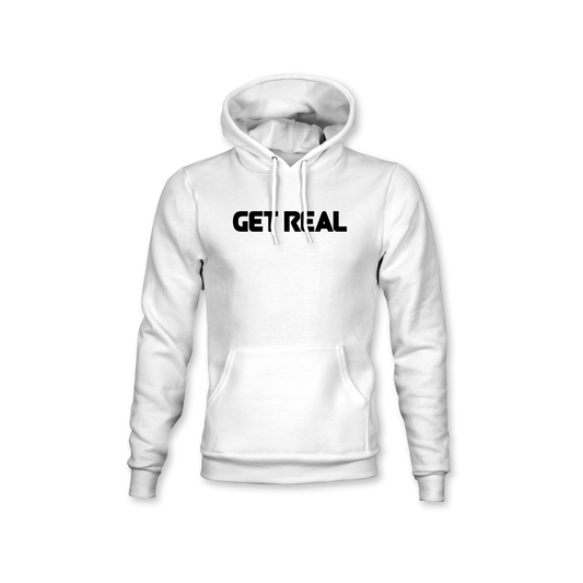 Get Real Team Hoodie - White/Black