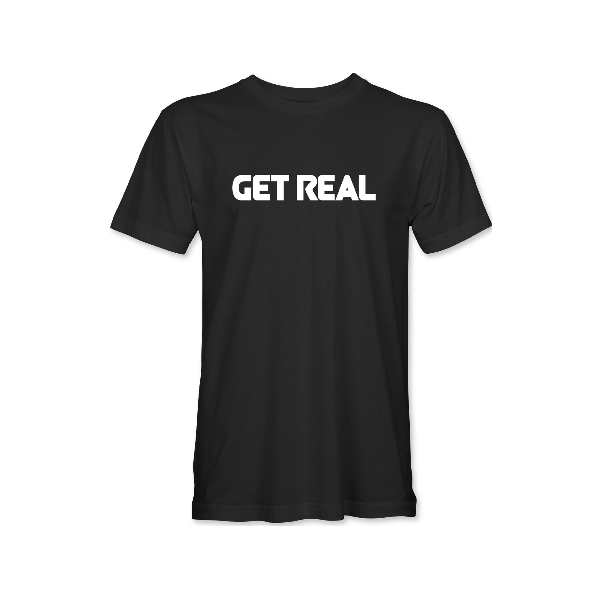 Get Real Team Tee - Black/White