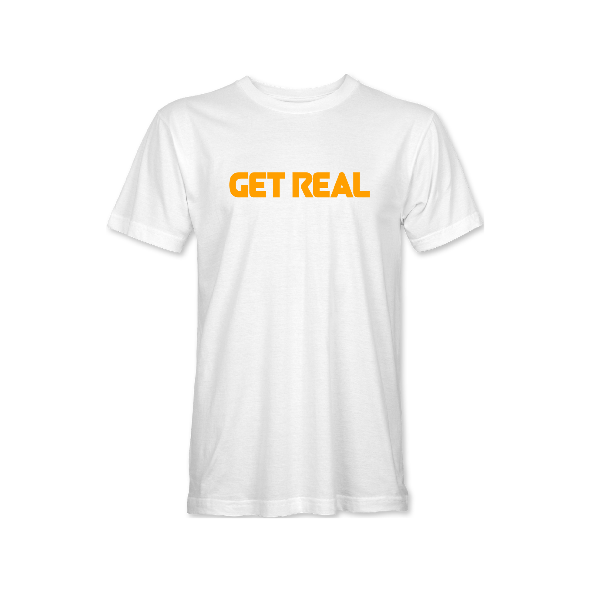 Get Real Team Tee - White/Orange