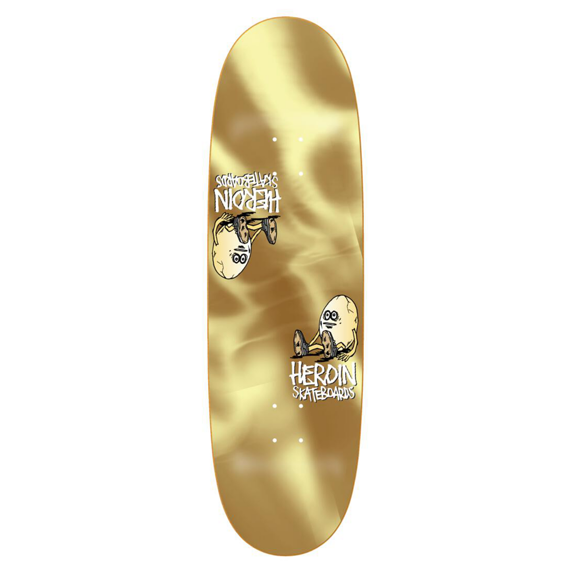 Heroin Symmetrical Gold Egg Deck - 9.25