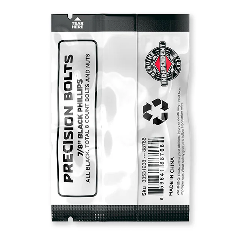 Independent Genuine Parts Black Phillips Hardware 7/8"