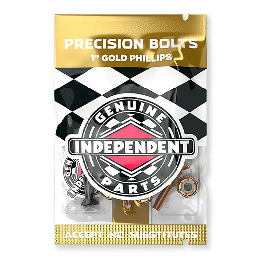 Independent Genuine Parts Black/Gold Phillips Hardware 1"