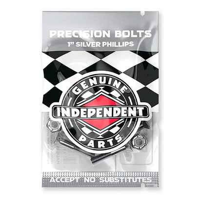 Independent Genuine Parts Black/Silver Phillips Hardware 1"
