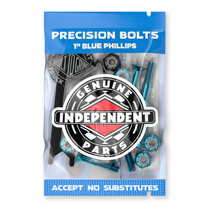 Independent Genuine Parts Blue/Black Phillips Hardware 1"