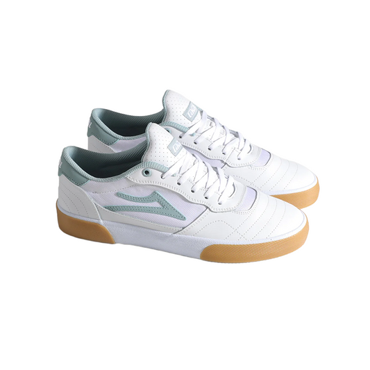 Lakai Cambridge Elite White Leather Grey Mist