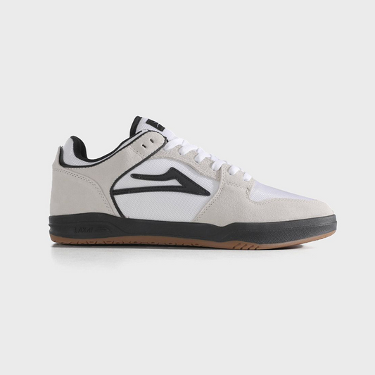 Lakai Telford Low White Suede Cordura Black
