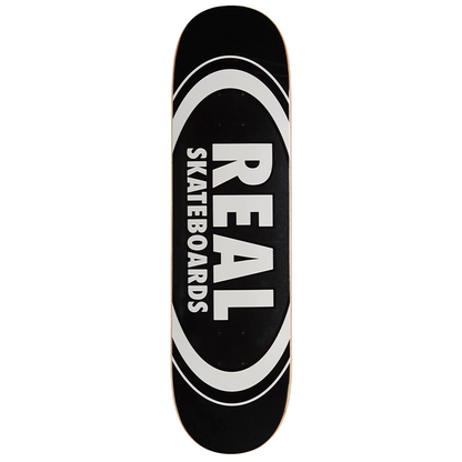 Real Team Classic Oval Black Deck 8.25