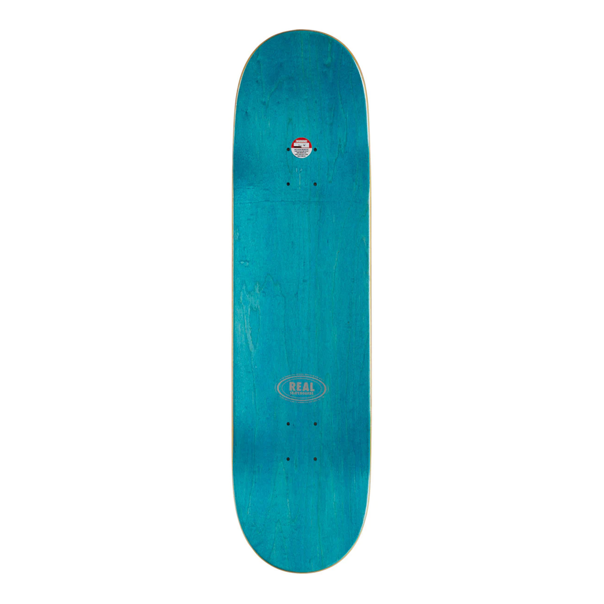 Real Team Classic Oval Black Deck - 8.25