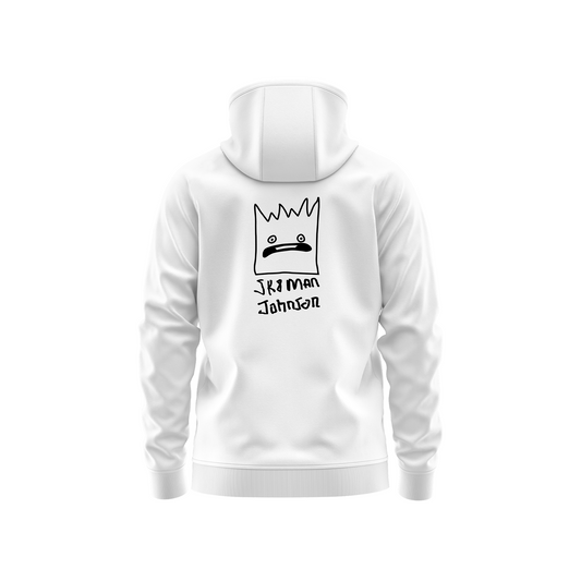 Sk8man Johnson Hoodie - White