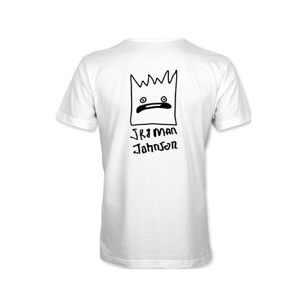 Sk8man Johnson Tee - White