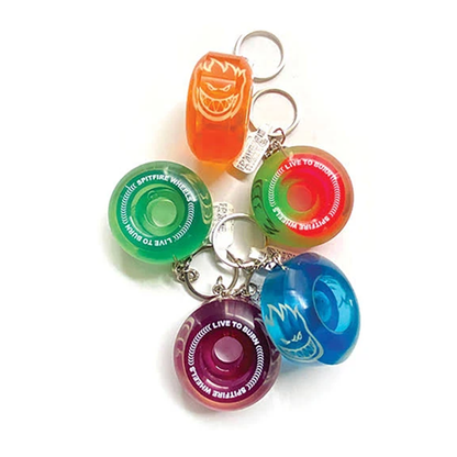 Spitfire Sapphire Wheel Keychain