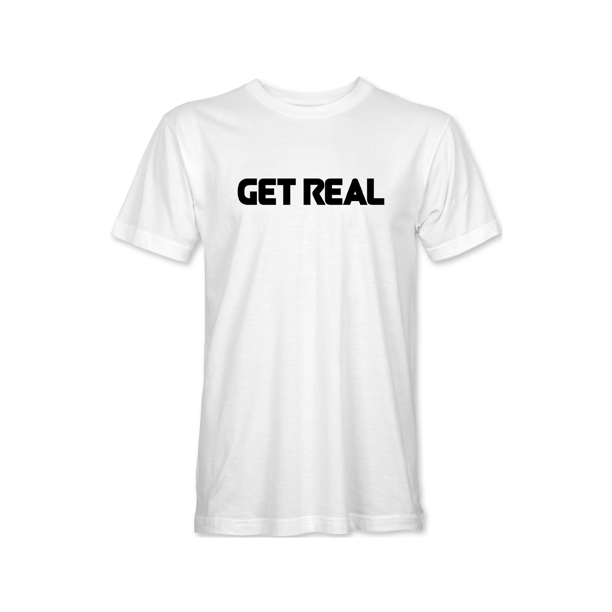 Get Real Team Tee - White/Black