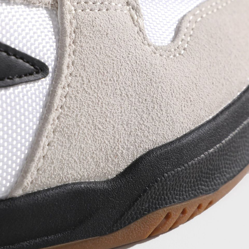 Lakai Telford Low White Suede Cordura Black