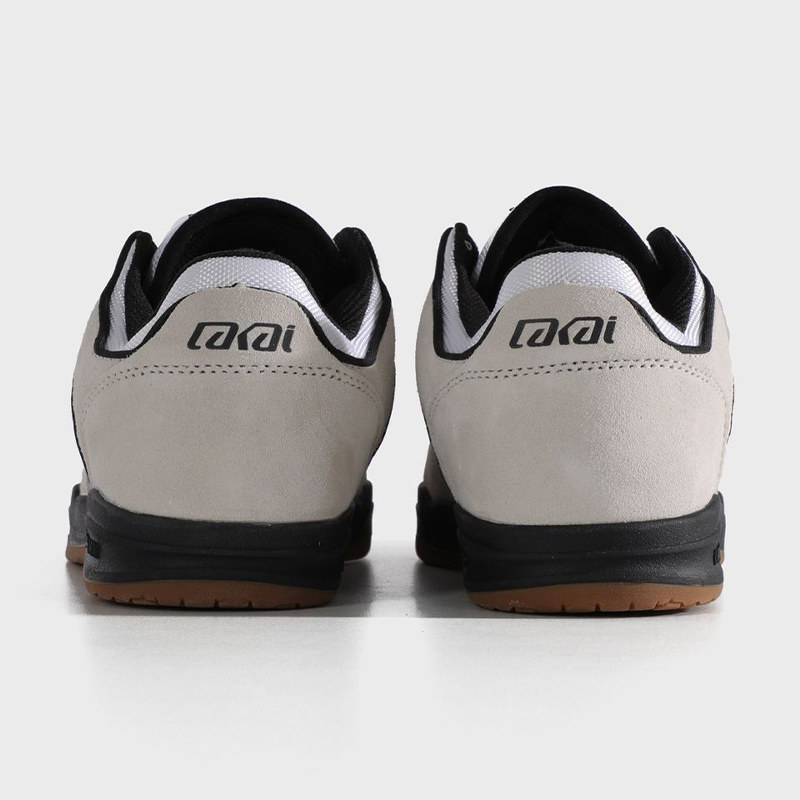 Lakai Telford Low White Suede Cordura Black