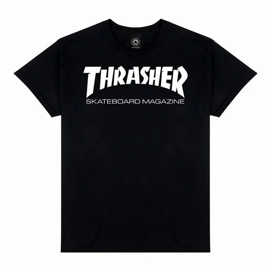 Thrasher Skate Mag Logo Black Tee