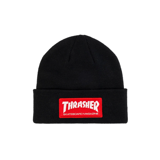 Thrasher Skate Mag Patch Beanie - Black