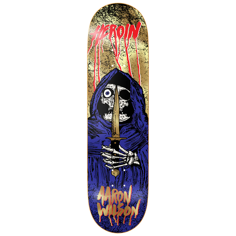 Heroin Aaron Wilson KO2 Skull Priest Deck 8.5