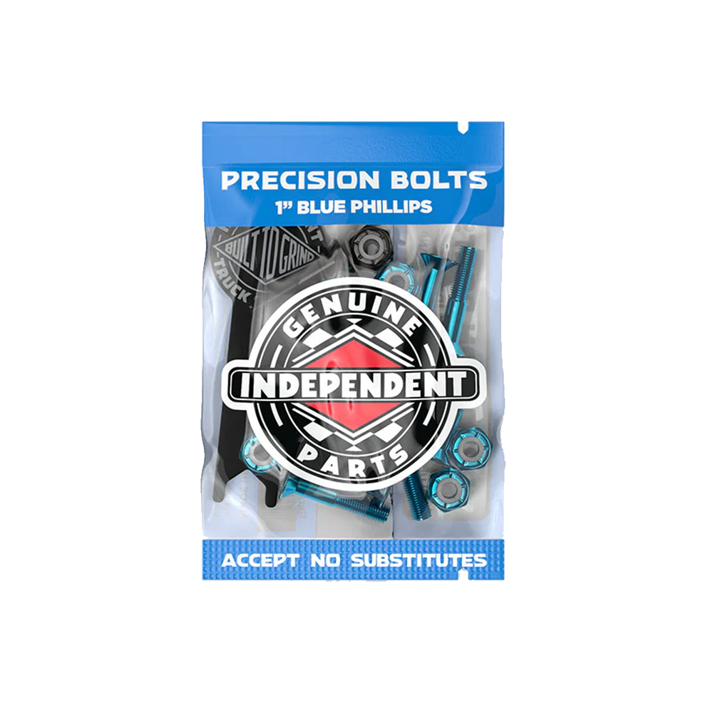 Independent Genuine Parts Blue/Black Phillips Hardware 1"