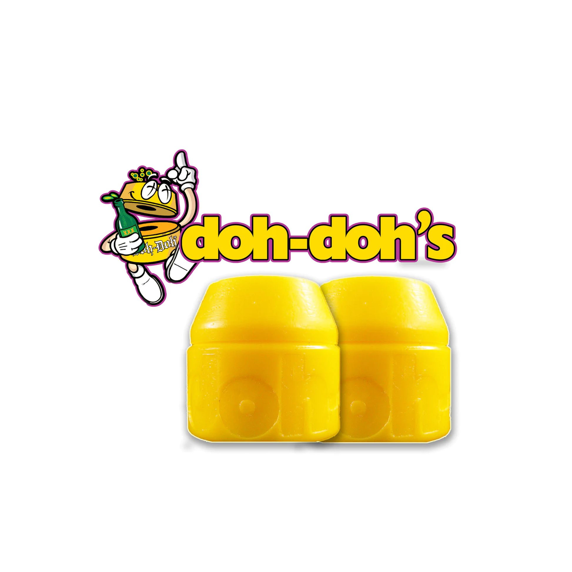 Shorty's Bushings Doh Dohs YELLOW 92A