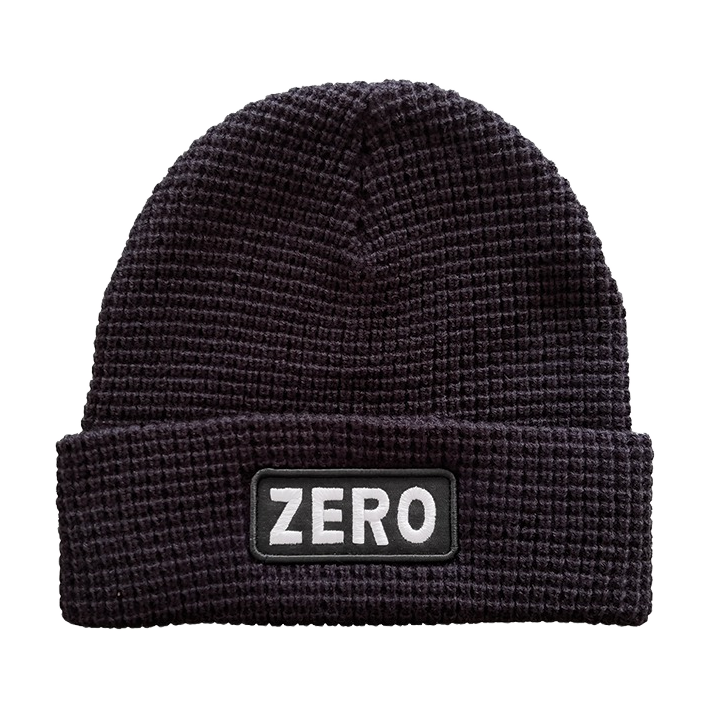 ZERO ARMY PATCH WAFFLE BEANIE BLACK [verified-image:46f3c04cd3e92784539cede4de62ad3f21273f5a9c0b328dbbc9bd2f49f2eb53]