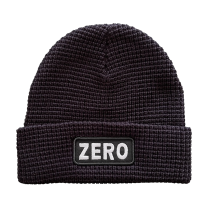 ZERO ARMY PATCH WAFFLE BEANIE BLACK [verified-image:46f3c04cd3e92784539cede4de62ad3f21273f5a9c0b328dbbc9bd2f49f2eb53]