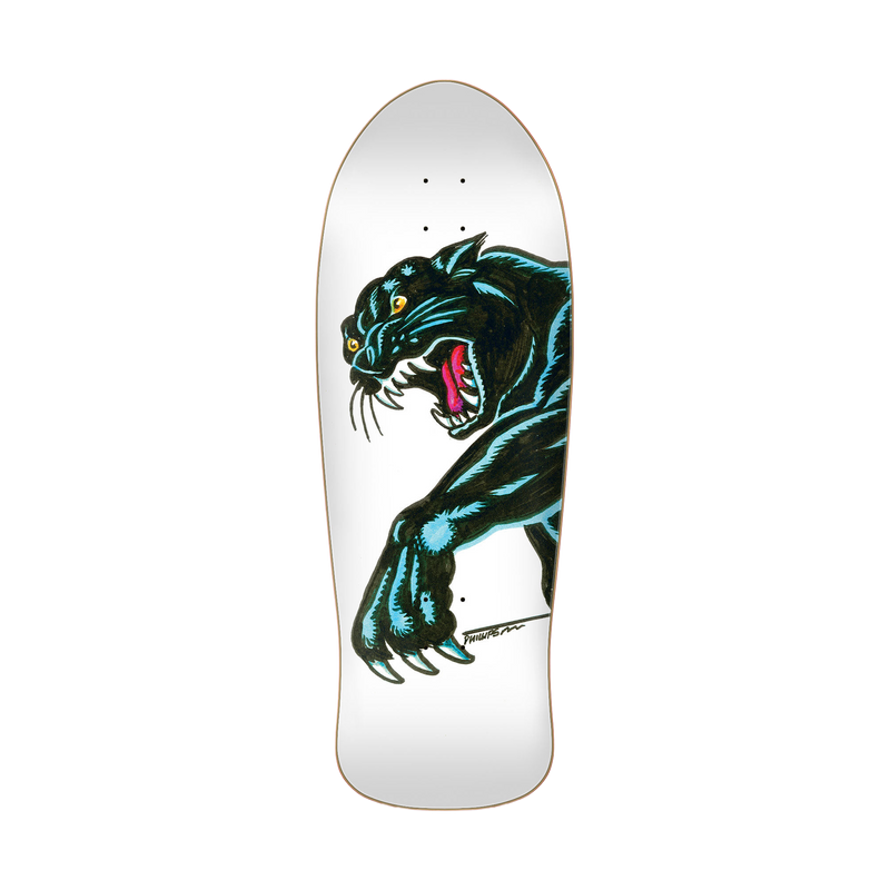 Santa Cruz Natas Sketch Panther Reissue Deck 10.54