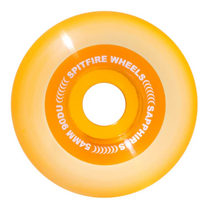Spitfire Sapphires Clear Orange 54mm