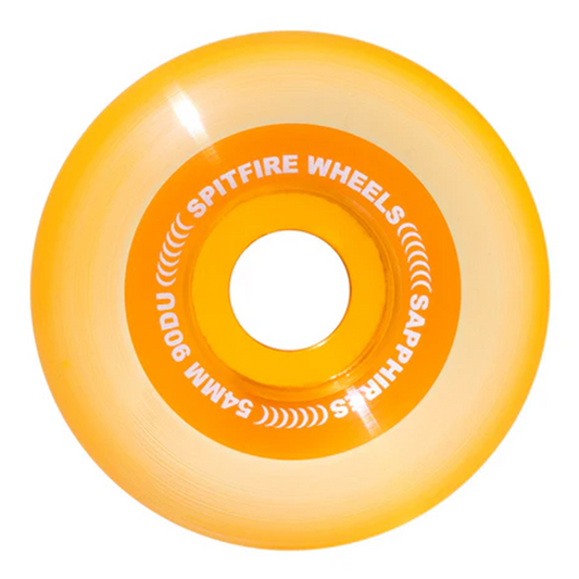 Spitfire Sapphires Clear Orange 54mm