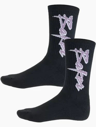BAKER PURPLE PAIN SOCKS BLACK primary image