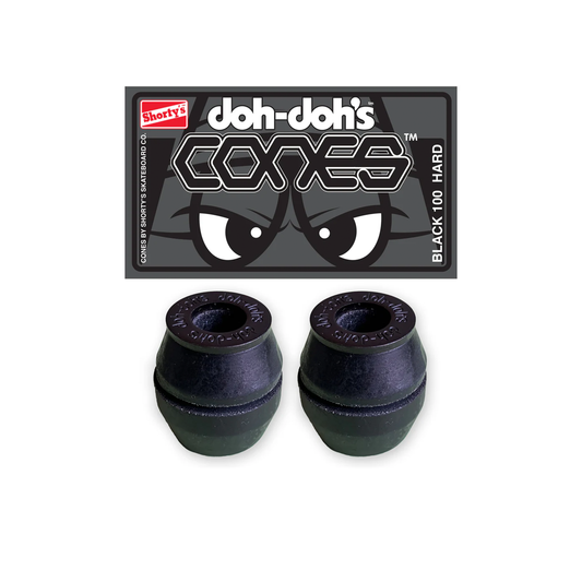 Shorty's Bushings Doh Doh's Cones Black - 100A Hard