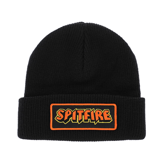 Spitfire Hellfire Cuff Beanie Black